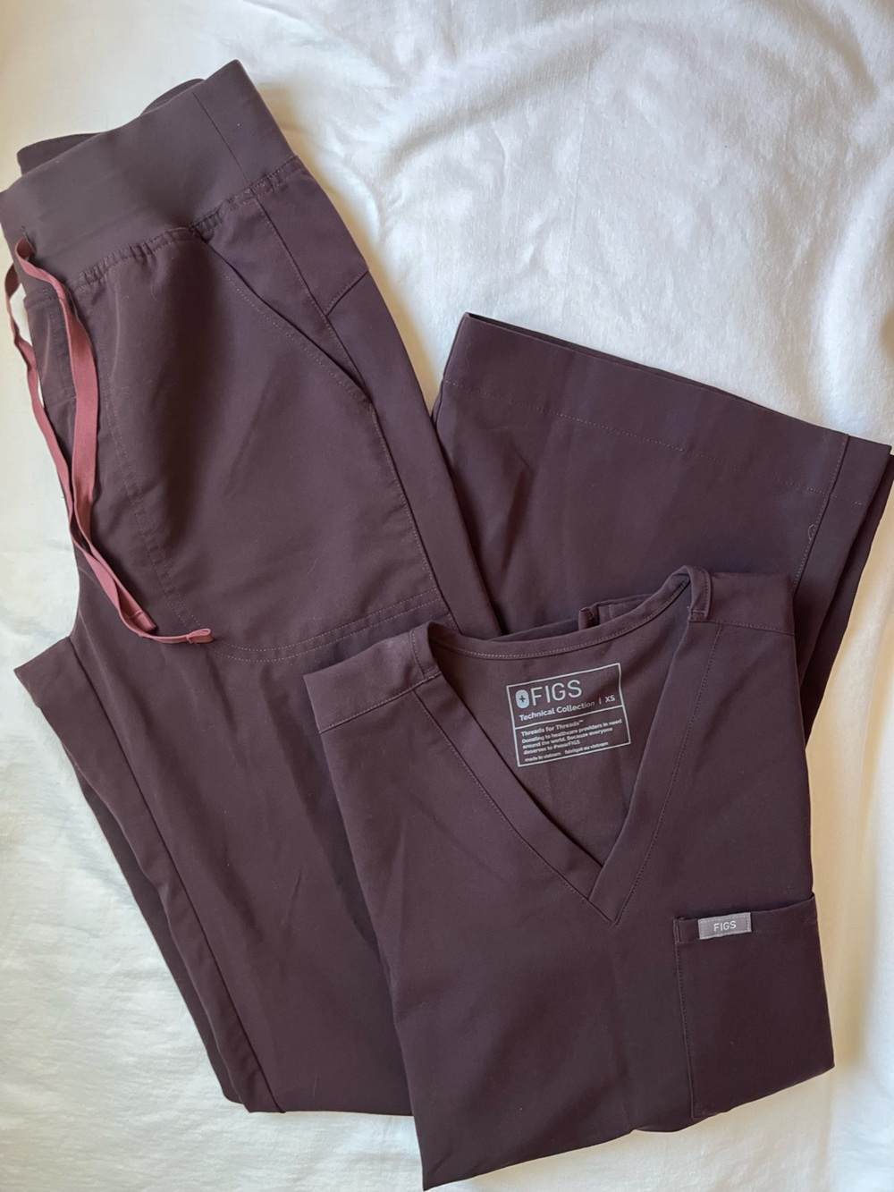 FIGS Scrub Set Espresso XS